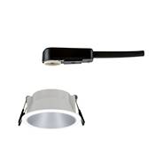 Encastré PAULMANN Cole rond fixe max. 1x10W GU10 230V blanc dépoli/argent Alu -