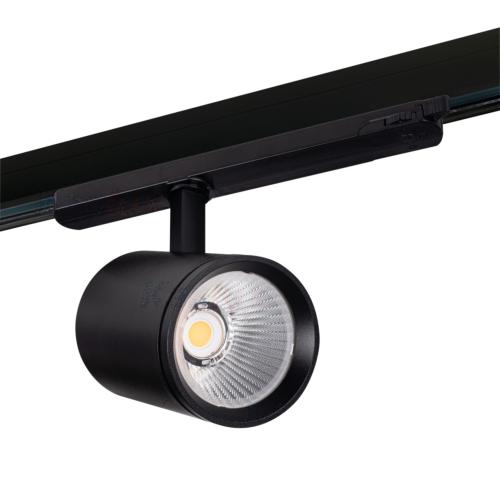 Spot LED 30W 930 pour rail triphasé noir