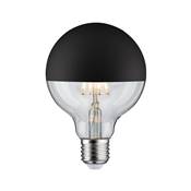 Ampoule LED PAULMANN G95 Calotte réflectrice 600lm E27 2700K 6,5W 230V Noir mate