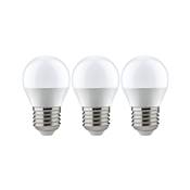 Pack de 3 ampoules LED PAULMANN sphé 5,5W E27 230V 2700K - 28579