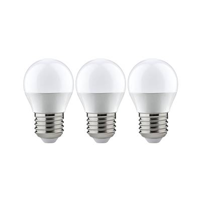 Pack de 3 ampoules LED PAULMANN sphé 5,5W E27 230V 2700K - 28579