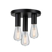 Plafonnier PAULMANN Neordic Skogen max. 3x20W E27 Noir 230V métal - 79761