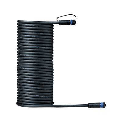 Cable Extérieur PAULMANN Plug & Shine IP68 10m 1in-1out 2x1,5qmm Noir - 94277