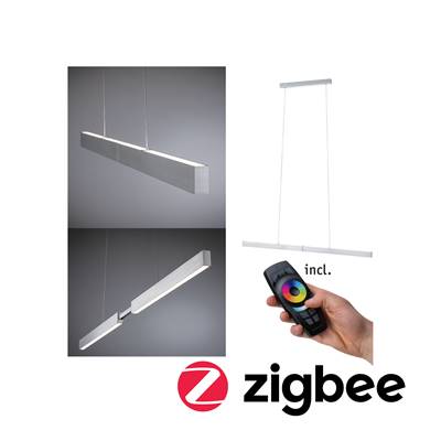 Suspension PAULMANN Aptare ZB grad LED 1x18W Alu brossé 230 V, métal - 79815