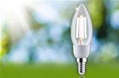 Filament 230 V Bougie LED 525lm 2,5W 3000K  Clair