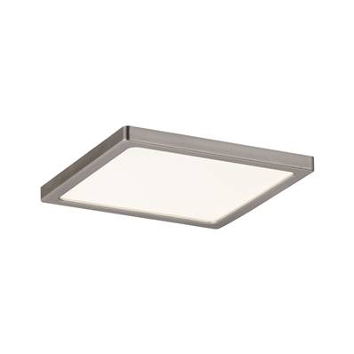 Panneau encastré LED Areo IP23 carré 8 W 3000 K Nickel mat