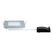 Kit encastré PAULMANN Quality Panel carré LED 1x 4000K 230V 115x115mm Chrome mat