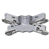 Connecteur X pour rail chrome mat URAIL PAULMANN 97657