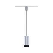 Suspension PAULMANN URail Corus max.1x50W E27 Chrome dépoli 230V métal - 95400