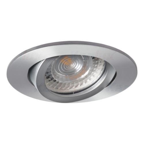 Spot encastrable pour LED. Orientable rond Aluminium brossé Kanlux