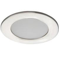 Spot LED nickel satin  encastrer IP44 4.5W 100 230V Blanc chaud 3000 K.