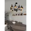 Suspension Retro Noire Satin Or FARO 20051