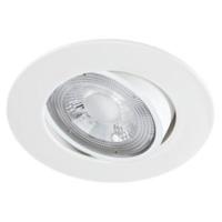 Spot salle de bain dimmable encastrable 6.5W LED trou 70mm blanc