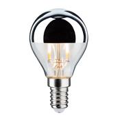 Ampoule LED PAULMANN shpérique calotte réflect 220lm E14 2700K 2,6W 230V Argent