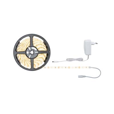 Kit ruban LED PAULMANN SimpLED 5 m blanc chaud 17 W 230/12 V DC blanc métal - 78