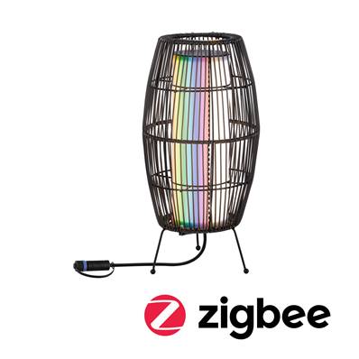 Plug & Shine Objet lumineux LED Basket IP44 RGBW 3,2W   Noir