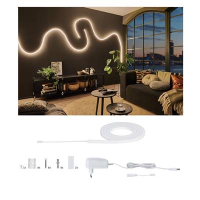 Kit de base PAULMANN MaxLED Flow 1,5m Blanc chaud 21W 230/24V 24VA blanc - 70962