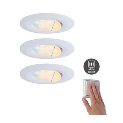 Spot encastrable salle de bain Calla  orientable IP WhiteSwitch LED 3x550lm 5,5W