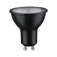 Ampoule LED GU10 Noire 230V 7W = 50W dimmable Blanc neutre 4000K PAULMANN