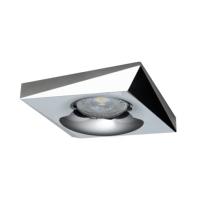 Spot encastrable design carré chrome pour LED Kanlux 28703