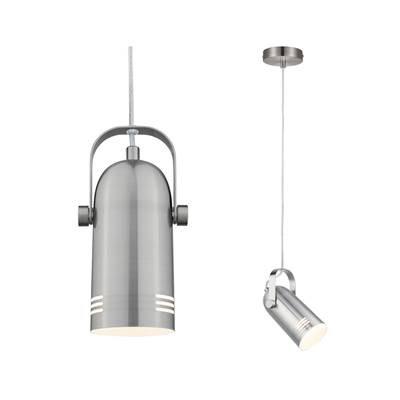 Suspension PAULMANN Neordic Lavea max. 1x15W E27 Acier brossé 230V métal - 79768