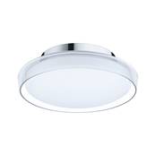 Plafonnier LED Luena IP44  3000K 600lm 230V 11,5W  Verre, Chrome