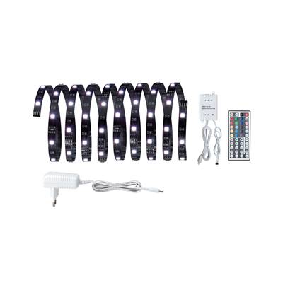 Kit de base PAULMANN YourLED ECO, 3m RGB 14,5W 230/12V 24VA noir PVC - 70430