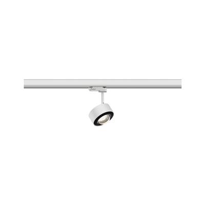 Spot PAULMANN ProRail3 Aldan 1x9W Blanc/Noir 230V métal 3000K 3 phases dimmable