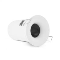 Spot BBC blanc IP65 recouvrable  pour LED GU10 avec douille automatique