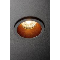 Spot étanche IP54 design anti éblouissement noir/cuivre pour LED