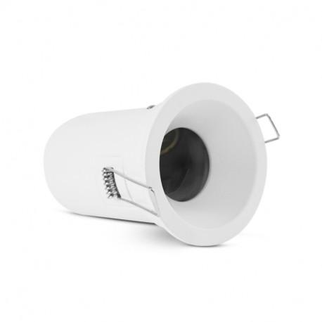 Spot BBC blanc IP65 recouvrable  pour LED GU10 avec douille automatique