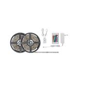 Kit ruban LED PAULMANN SimpLED 10m RGB 28W 230/12V DC Blanc métal - 78980