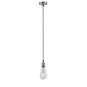 Suspension PAULMANN Neordic Eldar max. 1x60W E27 Gris/Nickel brossé 230 V Métal