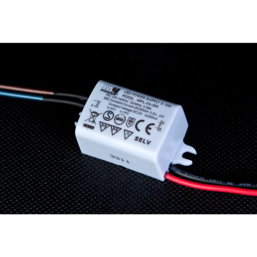Alimentation LED 3W 240V 12V DC MW POWER MPL03 350LC