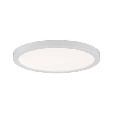 Panneau encastré Areo LED IP44 rond 120 mm 8 W Blanc dépoli gradable