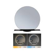 Miroir lumineux LED Miro IP44  Tunable White 500lm 230V 11W  Miroir, Noir mat