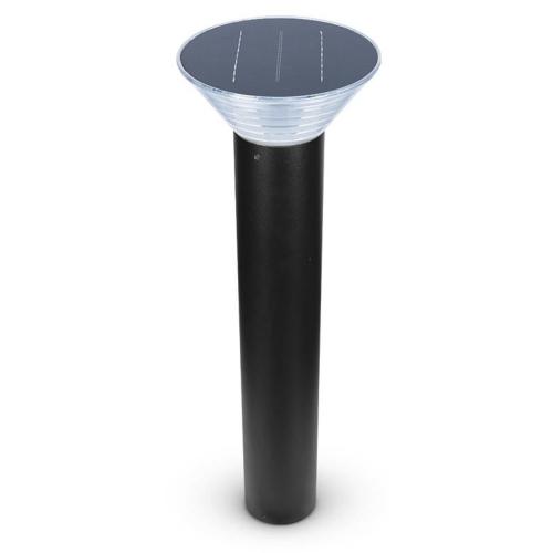 Borne lumineuse solaire extérieure puissante 420 lm 4000K 80 cm.