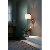 Liseuse led & applique E27 FARO Berni Nickel mat