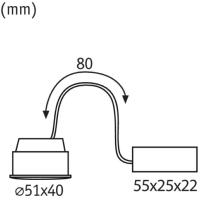 Ampoule LED Coin 3000K 5W 230V 93076