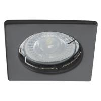 Spot encastrable carr Noir KANLUX Support pour LED 12V ou 2230V