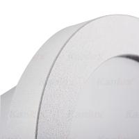 Spot étanche IP44 salle de bain rond blanc mat pour LED