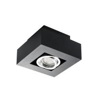 Spot/ Plafonnier saillie orientable noir mat pour LED GU10 Kanlux 26830