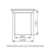 Spot encastrable extérieur 230V acier brossé IP67