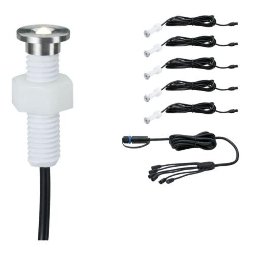 Kit extension 5 spots 24V 3000K + 5 m câble Plug & Shine Paulmann 93694