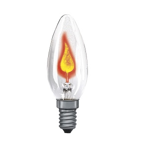 Lampe incandescente couleur claire Flamme Scintillante 3 W E14 PAULMANN