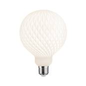 White Lampion Filament 230 V Globe LED E27 230V 400lm 4,3W 3000K gradable Blanc