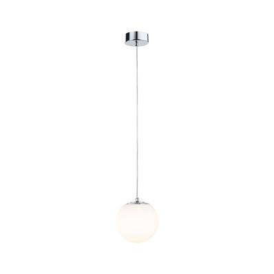 Luminaire en suspension LED Gove IP44  9W Chrome, Satiné