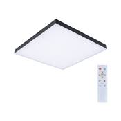 Panneau LED PAULMANN Velora Rainbow 450x450mm 19W dynamic RGBW noir 230V Métal -