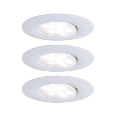 Spot encastrable salle de bain Calla  orientable IP65 6W  3x680lm 4000K 230V