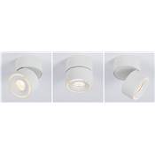 Kit luminaire en saillie PAULMANN Spircle 36° 3000K 230/40V blanc dépoli/Alu - 9